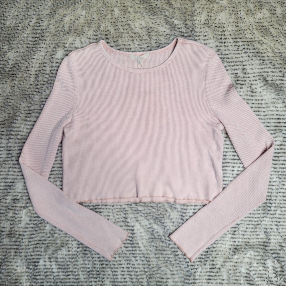 Chelsea and Violet long sleeve‎ pink top size large